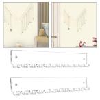 2 шт колье держатель акрил браслет дисплей подставка настенный элегантный прозрачный ювелирные изделия бур nai The - ножной браслет для подарок оборудование орнамент 