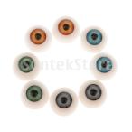 Yahoo! Yahoo!ショッピング(ヤフー ショッピング)ノーブランド品 8個 半円形 中空 アクリル 人形  目 眼球 20ミリメートル