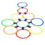ノーブランド品 大きいサイズ 10リング クリップ ツイスター ホップスコッチ エリート スパイ マルチカラーアクティブプレイ