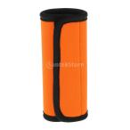ネオプレン 旅行 荷物 ハンドル 持ち手用カバー ハンドルカバー 荷物グリップ  柔らかい 全3色 - 蛍光オレンジ, 1pcs
