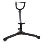 折り畳み サックス アルトサクソフォン用 スタンド ホルダー ベース 全2色 - ブラック, 30センチメートル/ 11.81インチ