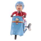 クラシックスクーターバイクライダーブリキのおもちゃコレル時計仕掛けぜんまい式おもちゃ