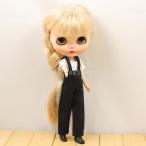 12インチ ドール対応 ファッション 服 半袖 トップ &amp;amp;amp;amp; サスペンダー パンツ