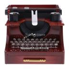 レトロ ミニ オルゴール タイプライター 音楽ボックス おもちゃ 工芸 時計 プレゼント