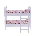 5 цвет можно выбрать 1/12 шкала кукольный дом миниатюра bed салон комплект игрушка из дерева мебель 2 этаж bed - #2