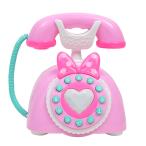 人気商品 ヴィンテージ 電子電話おもちゃ 早期教育玩具 多機能おもちゃ 実用 贈り物 ヴィンテージ電話 固定電話 子供のため ふりプレイ 早期教育玩具 ピンク