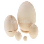 Yahoo! Yahoo!ショッピング(ヤフー ショッピング)5個未塗装Babushkaロシアの入れ子人形空白の卵Matryoshkaおもちゃ