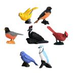 ショッピング教育玩具 動物フィギュア 鳥モデル ミニバード シミュレーション 子供 教育玩具 装飾 置物 7個入り