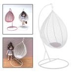  белый swing сиденье Mini кукольный дом swing стул подарок аксессуары 