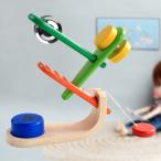 子供のための4-イン-1楽器おもちゃキット1、2、3、歳の赤ちゃんはガラガラ楽器のおもちゃを振る楽しいパーティーリズムノイズメーカーのおもち