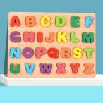木製パズルおもちゃ感覚教育アルファベット番号認識スタイル2