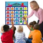 カウントとカラーポケットチャート壁掛け教育チャート教室学習用品