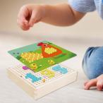 Yahoo! Yahoo!ショッピング(ヤフー ショッピング)キッズファームのための木製キノコペグペグボード頭の体操ファインモータースキル