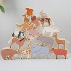 Yahoo! Yahoo!ショッピング(ヤフー ショッピング)モンテッソーリ木製スタッキングブロックバランシングゲーム2歳向けパズルおもちゃ34