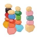 Yahoo! Yahoo!ショッピング(ヤフー ショッピング)木製バランシングスタッキングストーンモンテッソーリ教育用3年間20個