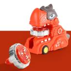 Yahoo! Yahoo!ショッピング(ヤフー ショッピング)男の子と女の子のための恐竜ジャイロチャリオットおもちゃ回転ランチャー赤