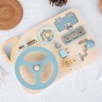 Yahoo! Yahoo!ショッピング(ヤフー ショッピング)ウッドモンテッソーリビジーボード幼児ファインモータートラベルおもちゃロックホイールミュージック