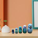 Yahoo! Yahoo!ショッピング(ヤフー ショッピング)入れ子人形ロシアマトリョーシカスタッキング子供用入れ子人形セット手作りおもちゃ子供誕生日デコレーションハロウィンギフトセット5個入り