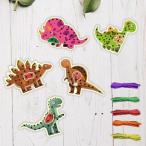 レースカード知育おもちゃ子供のための想像力を開発する女の子男の子恐竜パラダイス