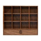 1/6 кукольный дом миниатюра место хранения подставка дерево шкаф оборудование орнамент для черный грецкий орех 