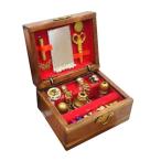 1/12 кукольный дом Vintage из дерева Treasure Box миниатюра бур nai The -3.5x2.8x2cm