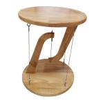 ショッピング教育玩具 Tensegrity テーブルおもちゃデスクトップオーナメント木製重力素朴な学習教育玩具植物スタンドテーブル棚デスク子供ギフト用 , ラウン