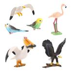 ショッピング教育玩具 5個ミニ鳥動物モデルパーティー用品科学教育玩具教育認知玩具子供誕生日プレゼント