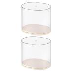 2 деталь прозрачный дисплей box collector предназначенный дисплей box кукла игрушка миниатюра для M