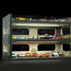 1/64スケールモデルカーディスプレイケースミニチュアシーンモデルガレージジオラマ装飾卓上装飾おもちゃの車のディスプレイボックス