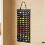 吊り下げ式おもちゃの車ホルダー、おもちゃの車収納オーガナイザー、60個のポケット付き、ディスプレイケース、ショップショーケース、子供部屋用