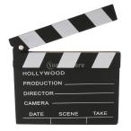 カチンコ 下見板張り ドライイレース 監督映画作品 クラッパー  スレート スティック付き 小道具