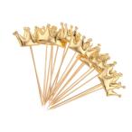 20 деталь PU Crown кекс topa- день рождения pa- чайная чашка кекс pick Gold 