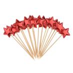 20 шт кекс topa- капкейк topa- день рождения / свадьба party оборудование орнамент Star кекс капкейк topa- много цвет можно выбрать - красный 