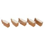 約50個 木製チップ インテリア DIY 工芸品 ギフトタグ ラベル クリスマス 多仕様選べ - 6×1.8×0.2cm