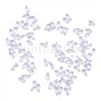 Yahoo! Yahoo!ショッピング(ヤフー ショッピング)100xクリスタルガラスファセットビーズチャームペンダントドリルDIYクラフトクリア