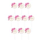 10 шт кекс topa-DIY happy День матери кекс topa-pe -тактный Lee орнамент раунд 