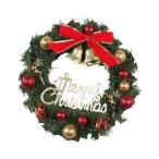 クリスマスリース 玄関 クリスマスリース ホームデコレーション 吊り下げ式造花リース リビングルーム ホリデー ホーム ウェディング用