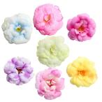 10個 5.5cm 人工造花 シミュレーション シルクキャメリア フラワーヘッド 結婚式  - マルチカラー, 説明したように