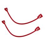 Yahoo! Yahoo!ショッピング(ヤフー ショッピング)本革 ハンドバッグ バッグストラップ 厚手レザー 取り外し可能 交換用持ち手 58cm 2本入り 全5色選べ - 赤