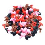 Yahoo! Yahoo!ショッピング(ヤフー ショッピング)プラスチック 人形/おもちゃ 目 さし鼻  100ピース DIY 縫製  手作り  材料