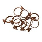 Yahoo! Yahoo!ショッピング(ヤフー ショッピング)全5色 リング台座 ジュエリー 調整可能 素敵な 手作り ギフト - レトロ銅