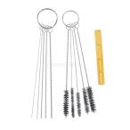 スチール針ブラシセット11個エアブラシスプレークリーニング修理ツールキット