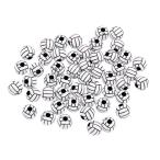 Yahoo! Yahoo!ショッピング(ヤフー ショッピング)50ピース/個バレーボールラウンドアクリルルーススペーサー大穴ビーズアクセサリー所見に購入ジュエリー作り工芸品12mm