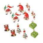 チャーム クリスマス ピース ジュエリー用 工芸品  飾り 手芸 アクセサリー 約12個入り