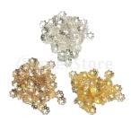 Yahoo! Yahoo!ショッピング(ヤフー ショッピング)ビーズキャップ アイアンフィリグリー 花座 座金 フラワー ミックス ジュエリー作り 約900個セット