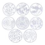 丸型絵画図面テンプレート ステンシルシート 絵画 テンプレート 描画テンプレート 工芸品  知育おもちゃ