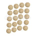 パーティー装飾クラフト 花瓶フィラー20ピースウィッカーラタンボール ガーデン ウェディング