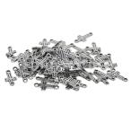 クロスコネクタチャーム-50個クラフト用品ペンダントビーズチャームクラフト用ペンダント.ジュエリー所見DIYネックレスブレスレット用アクセサリー作り
