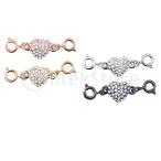 Yahoo! Yahoo!ショッピング(ヤフー ショッピング)ブレスレット クラスプ ラインストーン ジュエリー 留め金 アクセサリー バーツ 4個入り