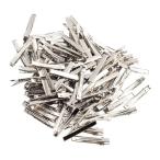 10/30 / 100Piece Alligator Teeth Hair Clip Flat Single Prong Hair Clip 100Pcs